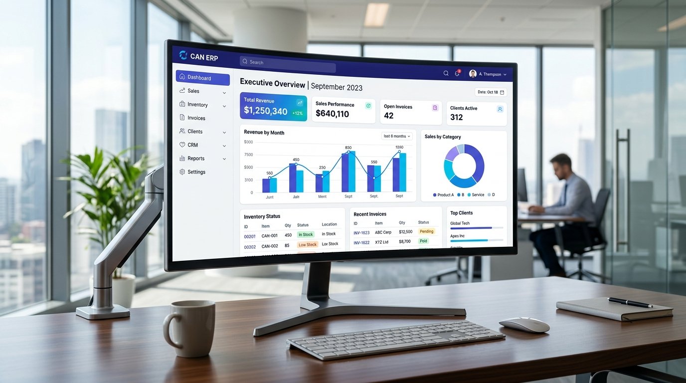 CAN ERP - Interface Logicielle